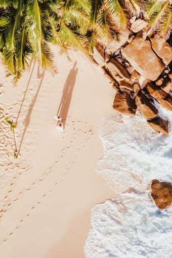 Beach on La Digue